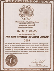 Best Citizen of India Award