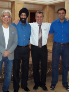 Dr. Bhalla with Dr. Suchetan Pradhan and Dr. Ophir at Goa Dental Conference